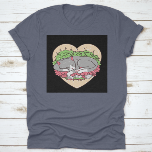 A Cat Sleeping In A Hamburger Looks Cute