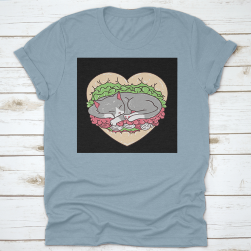 A Cat Sleeping In A Hamburger Looks Cute