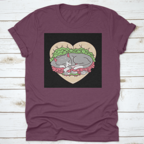 A Cat Sleeping In A Hamburger Looks Cute