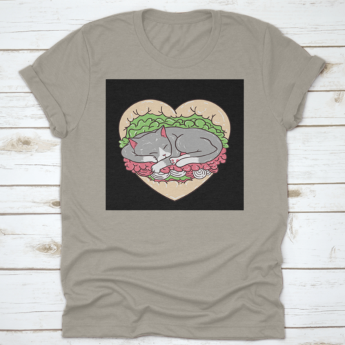 A Cat Sleeping In A Hamburger Looks Cute
