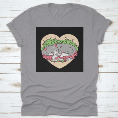 A Cat Sleeping In A Hamburger Looks Cute