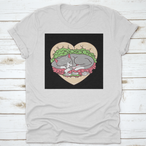 A Cat Sleeping In A Hamburger Looks Cute