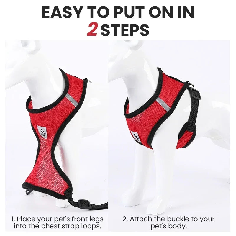 1pcs Pet Walking Dog, Dog Walking Cat, Chest Harness, Outdoor Traction