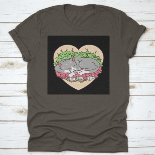 A Cat Sleeping In A Hamburger Looks Cute