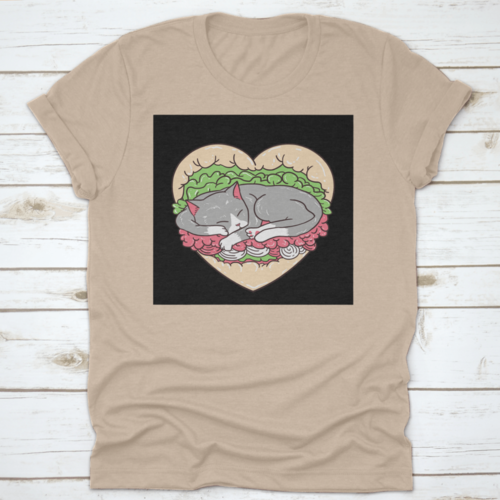 A Cat Sleeping In A Hamburger Looks Cute